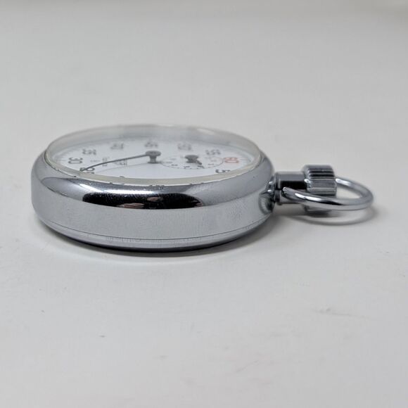 Vintage Tag Heuer Trackmate Stopwatch 1/5 Ref 592 With Box Receipt 1980s Tested - Picture 12 of 12